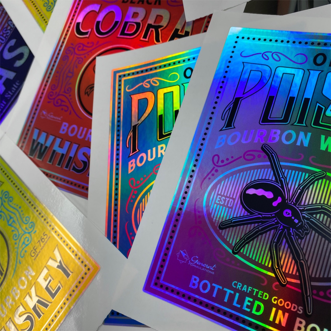 Custom circle vinyl stickers for professional round branding