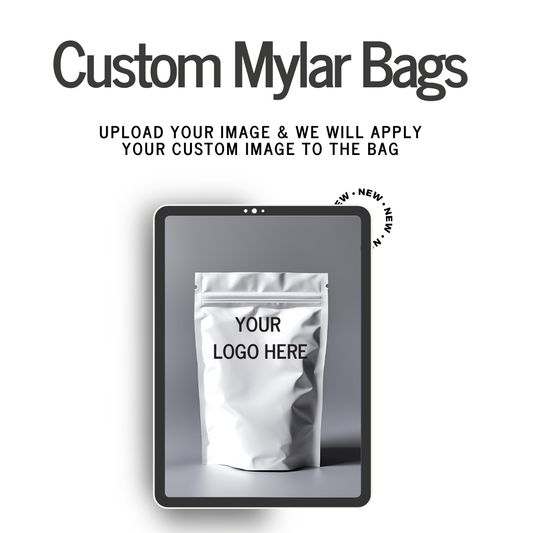 Labels - Matte White Mylar Bag 3 1/8 x 5 1/8 - Pack of 25